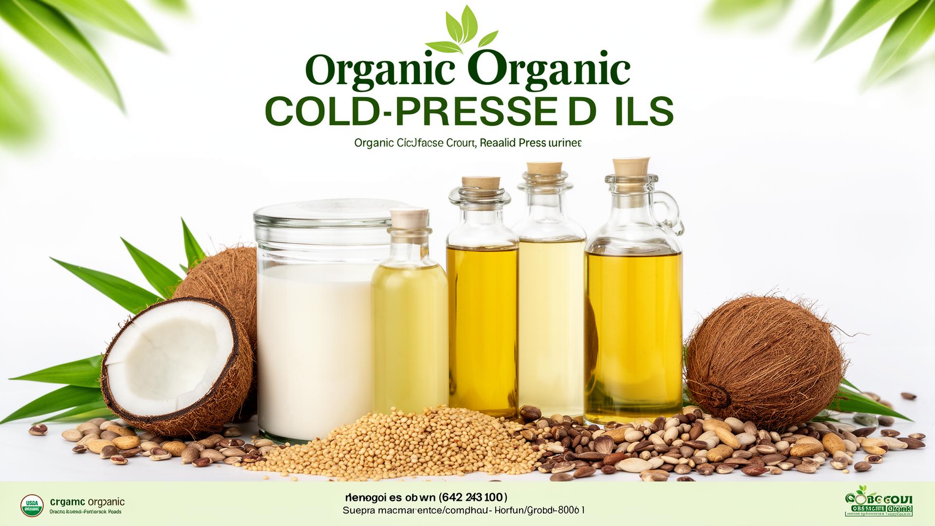 Pure Cold-Pressed
Oils