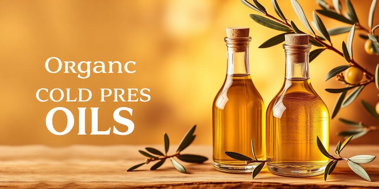 Cold pressed oils offer